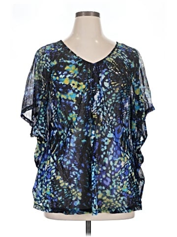 Apt. 9 Short Sleeve Blouse (view 1)