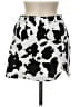 pretty garbage 100% Cotton Graphic White Gray Casual Skirt Size M - photo 1