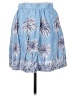J.Crew 100% Linen Tropical Blue Denim Skirt Size 2 - photo 1