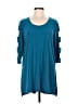 Clara Sun Woo Teal 3/4 Sleeve Top Size M - photo 1