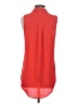 Rachel Zoe 100% Polyester Color Block Red Sleeveless Blouse Size S - photo 2