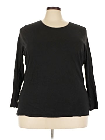 Just My Size 3/4 Sleeve Top (view 1)