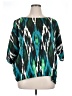 MICHAEL Michael Kors Teal 3/4 Sleeve Blouse Size XL - photo 1