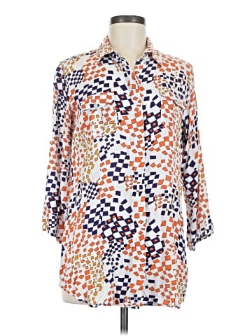 CAbi 3/4 Sleeve Button-Down Shirt (view 1)