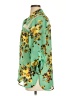 Kut from the Kloth 100% Polyester Floral Green 3/4 Sleeve Blouse Size XL - photo 5