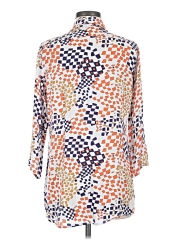 CAbi 3/4 Sleeve Button-Down Shirt (view 2)