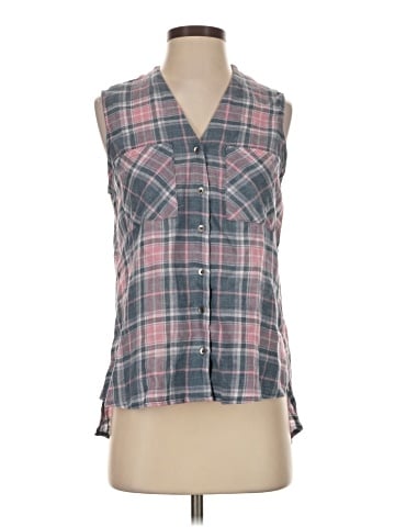 Rock & Republic Sleeveless Button-Down Shirt (view 1)