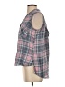 Rock & Republic Plaid Gray Sleeveless Button-Down Shirt Size S - photo 5