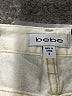 Bebe 100% Linen Solid Yellow Shorts Size 8 - photo 3