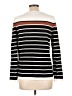 Pink Clover Stripes Black Pullover Sweater Size L - photo 2