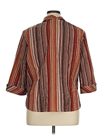 Alia 3/4 Sleeve Button-Down Shirt (view 2)