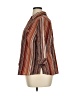 Alia Stripes Brown 3/4 Sleeve Button-Down Shirt Size 16 - photo 5