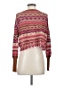 Zara Chevron-herringbone Pink Pullover Sweater Size S - photo 2