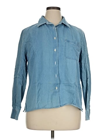 Lands' End Long Sleeve Button-Down Shirt (view 1)