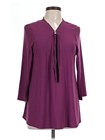Joseph Ribkoff 3/4 Sleeve Henley (view 1)