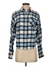 Rag & Bone Plaid Blue Long Sleeve Button-Down Shirt Size S - photo 1