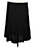 DKNY Solid Black Casual Skirt Size L (petite) - photo 1