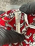 Feathers Burgundy 3/4 Sleeve Blouse Size 6 - photo 7