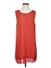 Verty 100% Rayon Orange Casual Dress Size S - photo 1