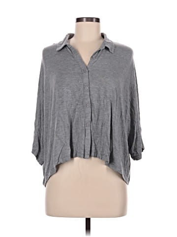Lumiere 3/4 Sleeve Button-Down Shirt (view 1)