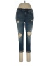 Madewell 100% Cotton Hearts Blue Jeans Size 26 waist - photo 1