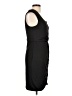 Apostrophe Solid Black Cocktail Dress Size L - photo 4