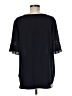 Ann Taylor 100% Polyester Black Short Sleeve Blouse Size M - photo 2