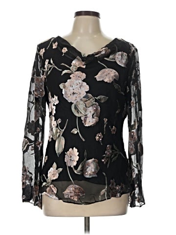 Draper's & Damon's Long Sleeve Blouse (view 1)