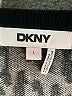 DKNY Animal Print Black Silver Pullover Sweater Size L - photo 7