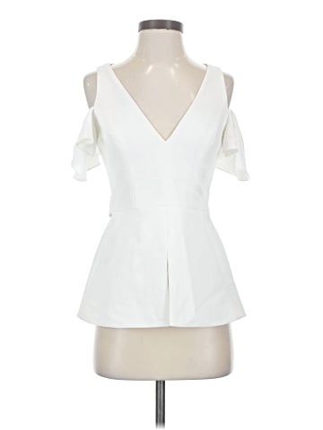BCBGMAXAZRIA Short Sleeve Blouse (view 1)