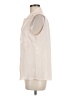 Anne Klein 100% Polyester Ivory Sleeveless Blouse Size M - photo 5