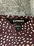 Express Brown Long Sleeve Blouse Size M - photo 7