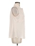 Anne Klein 100% Polyester Ivory Sleeveless Blouse Size M - photo 4