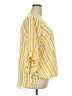 West Kei Stripes Yellow 3/4 Sleeve Blouse Size XXL - photo 4