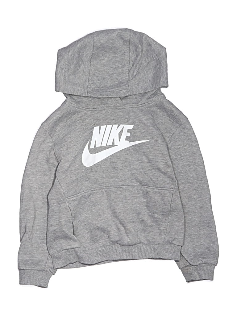 Click to view more detailed imagery on our partner's website Pre-owned Nike Kids' Pullover Hoodie In Silver