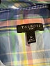 Talbots 100% Cotton Plaid Blue Long Sleeve Button-Down Shirt Size 1X - photo 7
