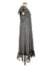 Max Studio 100% Polyester Print Gray Casual Dress Size L - photo 4