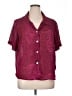 believe.. Paisley Burgundy Short Sleeve Blouse Size 16 - photo 1