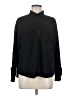 Old Navy Solid Black Long Sleeve Button-Down Shirt Size M - photo 1