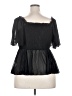 Shein 100% Polyester Black Short Sleeve Top Size 2X - photo 2