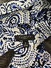 Talbots 100% Viscose Paisley Blue 3/4 Sleeve Button-Down Shirt Size 1X - photo 7