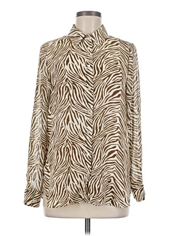 Rose + Olive Long Sleeve Blouse (view 1)