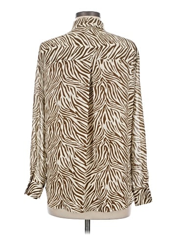 Rose + Olive Long Sleeve Blouse (view 2)