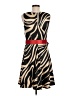 DressBarn Animal Print Tan Cocktail Dress Size 8 - photo 2