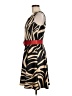 DressBarn Animal Print Tan Cocktail Dress Size 8 - photo 5