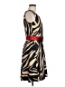 DressBarn Animal Print Tan Cocktail Dress Size 8 - photo 4