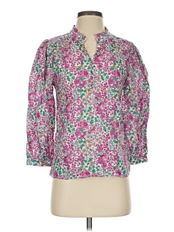 Liberty Art Fabrics for J.Crew 3/4 Sleeve Blouse (view 1)