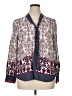 Talbots 100% Viscose Paisley Ivory Long Sleeve Blouse Size XL - photo 1