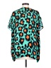 CAbi 100% Polyester Teal Short Sleeve Blouse Size S - photo 2