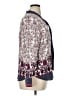 Talbots 100% Viscose Paisley Ivory Long Sleeve Blouse Size XL - photo 4